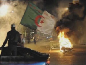 احداث مباراة مصر والجزائر