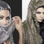 هيفاء وهبي بـ النقاب في مسجد سيدنا الحسين