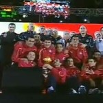 فيديو حفلة تكريم منتخب مصر استاد القاهرة مع عمرو دياب