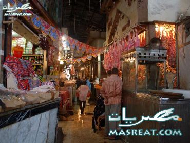 حادث حريق مروع في بازارات الحسين ..النيران التهمت محلات السلع السياحية