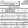 جدول امتحانات الصف الثاني الابتدائي 2013 محافظة البحيرة